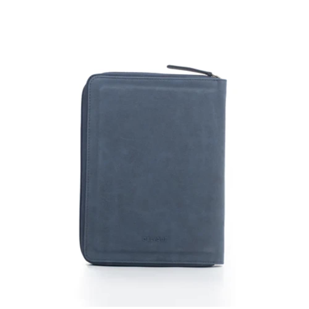 Oblique Slikk Tech Folio Suede Navy