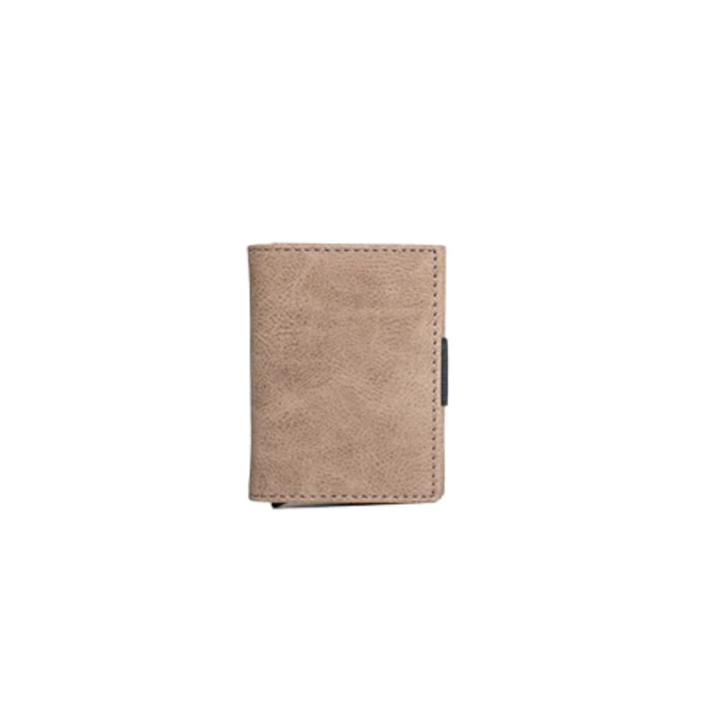 Oblique Klix RFID Blocking Wallet Suede Tan