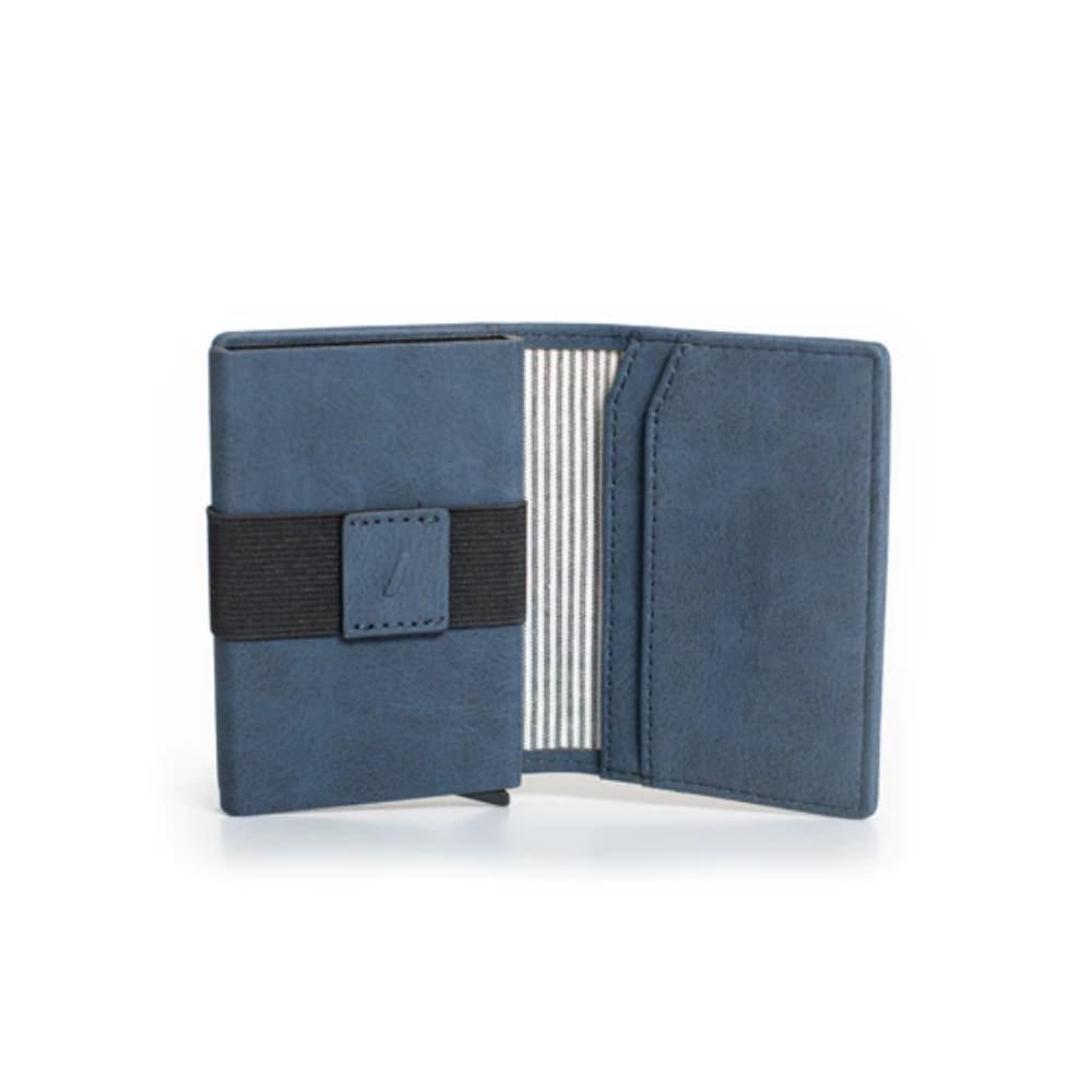 Oblique Klix RFID Blocking Wallet Suede Navy