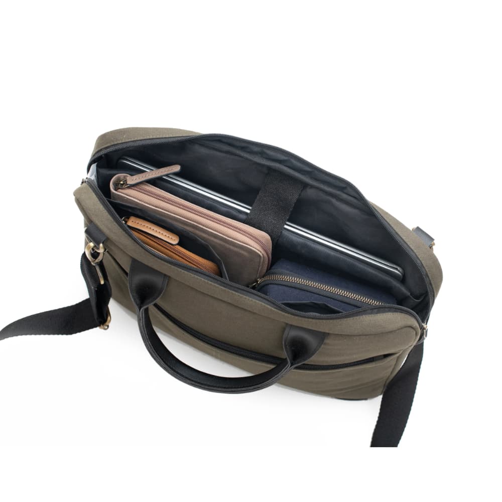 Oblique Denver Laptop Messenger Bag Olive