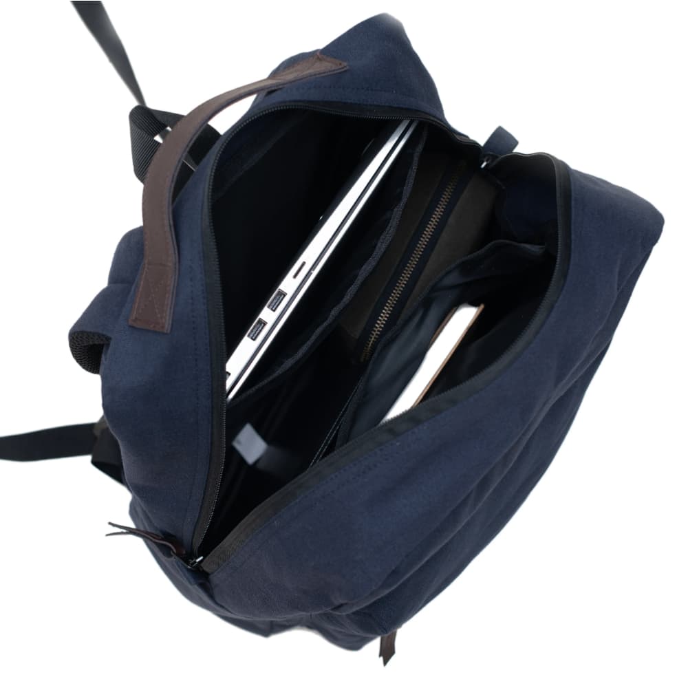 Oblique Texas Laptop Backpack Navy