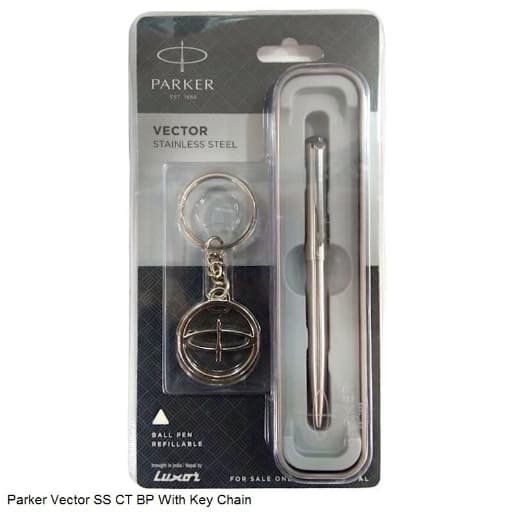 Parker vector Stainless Steel Bp Ct + Key Chain