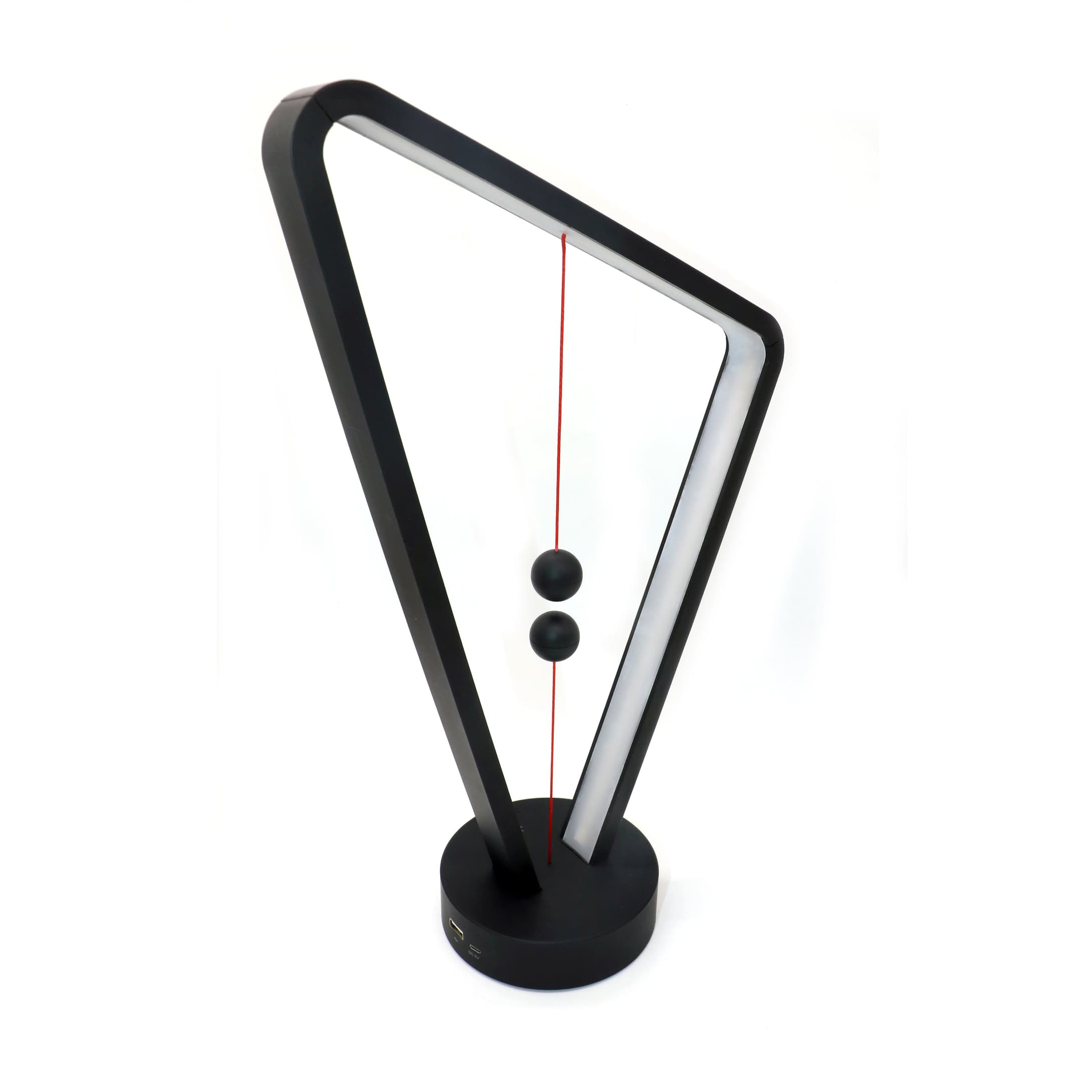 Xech Asymmetrix II Anti Gravity Magnetic Lamp Black