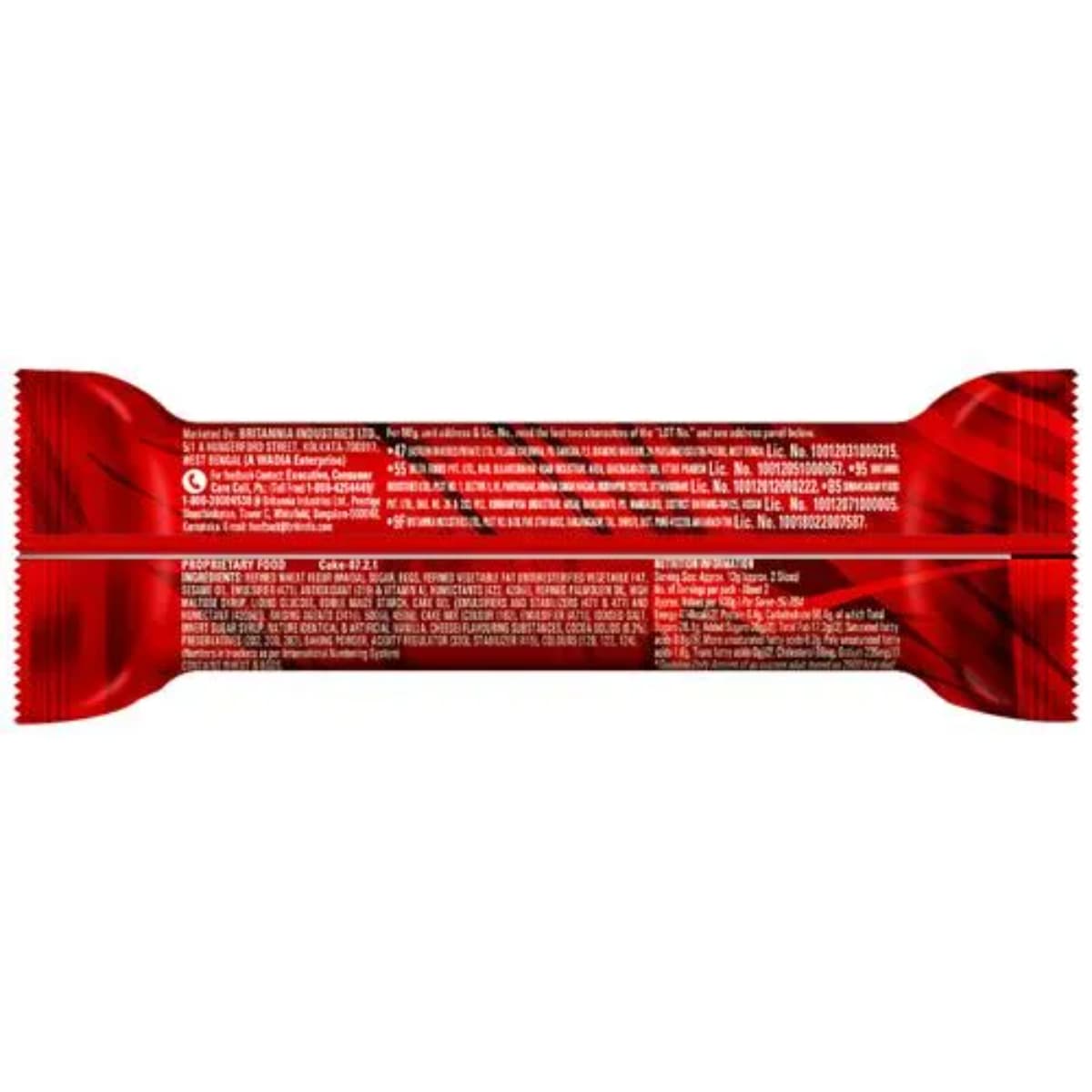 Britannia Gobbles Marble Cake - Red Velvet 30G