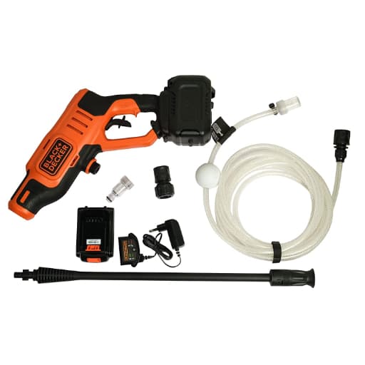 Black + Decker Cordless High Pressure Washer Water Jet Cleaner