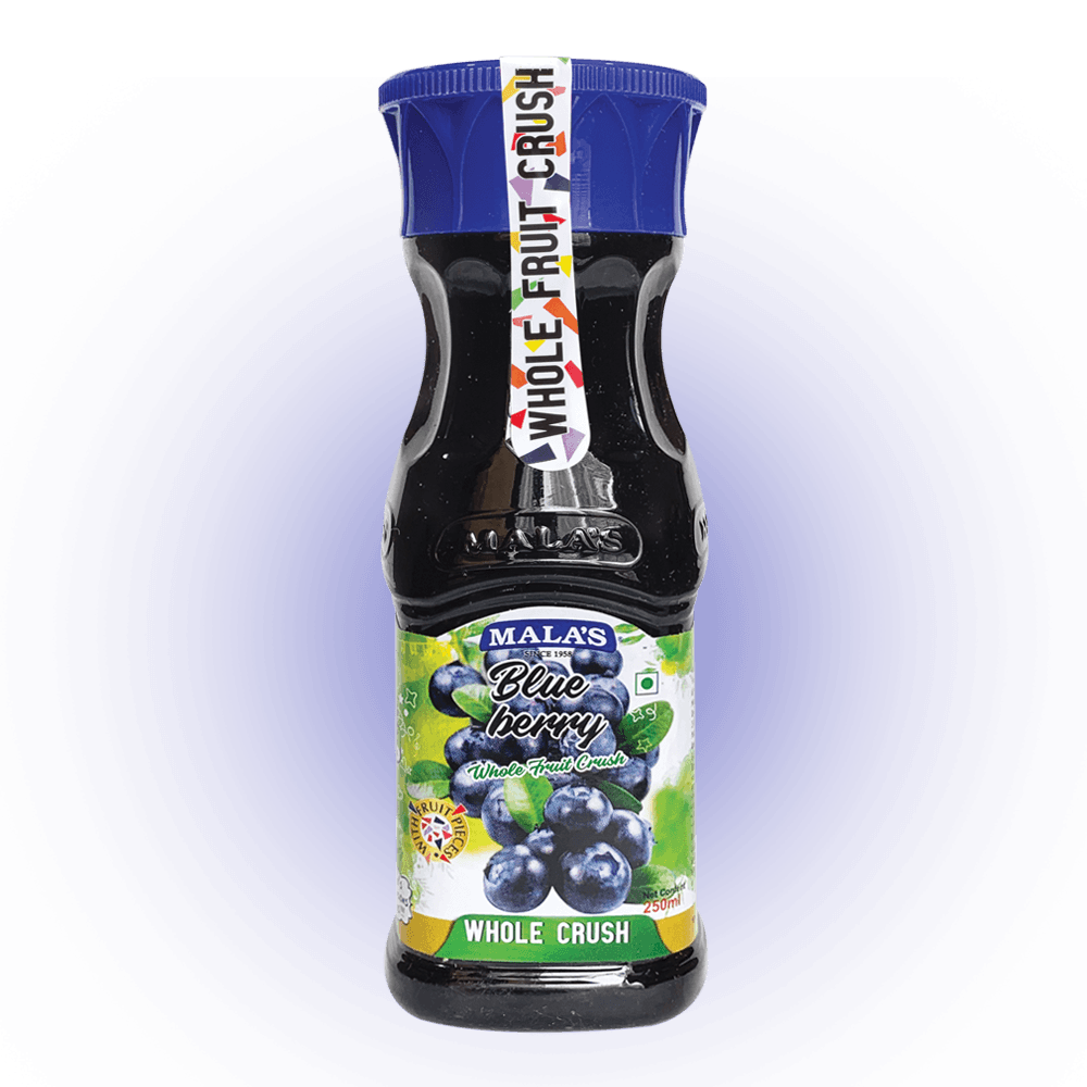 Mala'S Blueberry Whole Crush 250Ml Pet Bottle