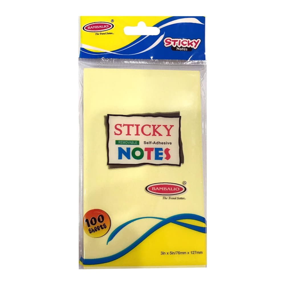 Bambalio 3'' x 5'' Self Adhesive Notes