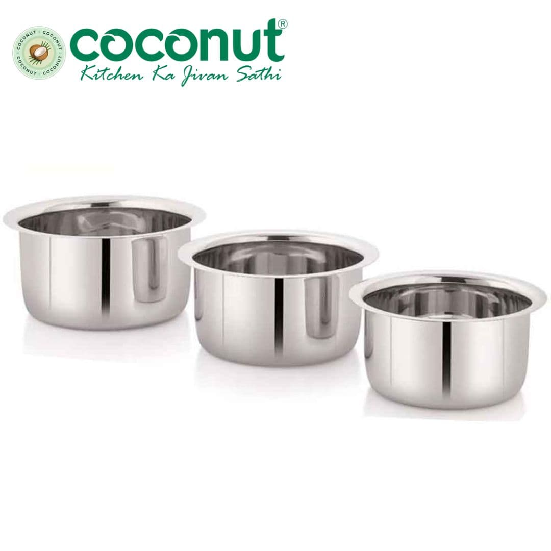 Coconut Rapido Gift Set of 3 Pcs|Convenient Cookware for Fast Meals