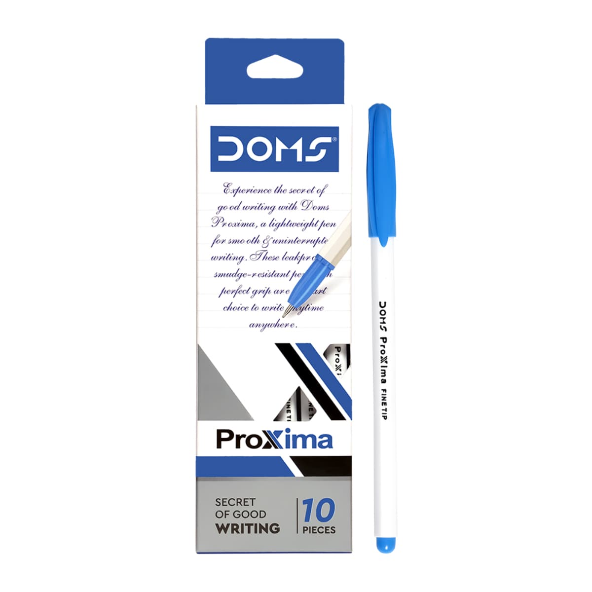 DOMS Proxima Ball Pen Blue Pack Of 10