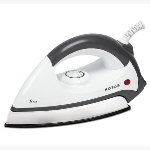 Havells Dry Iron Era Grey And White 1000W