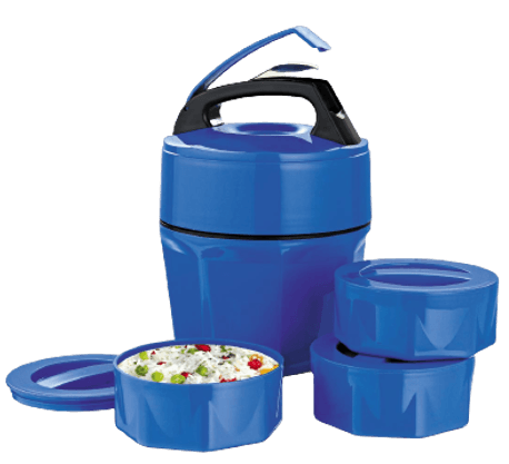 Octomeal Lunch Box 3 Containers (Plastic)