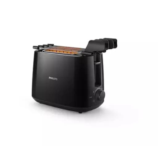 Philips HD2583/90 Pop Up Plus Grill Toaster (Black)