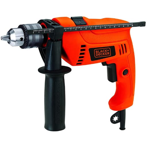 Black + Decker 550W Reversible Hammer Drill Machine