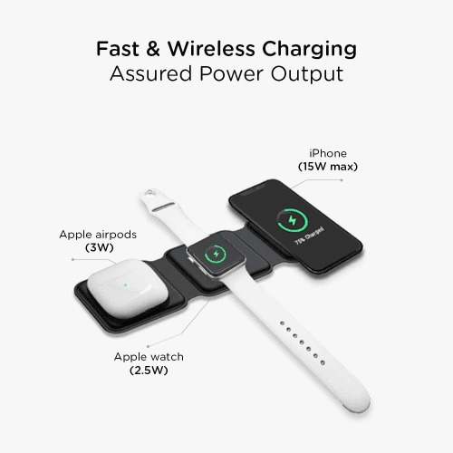 Qubo MagZap Z3 3-in-1 Wireless Charger