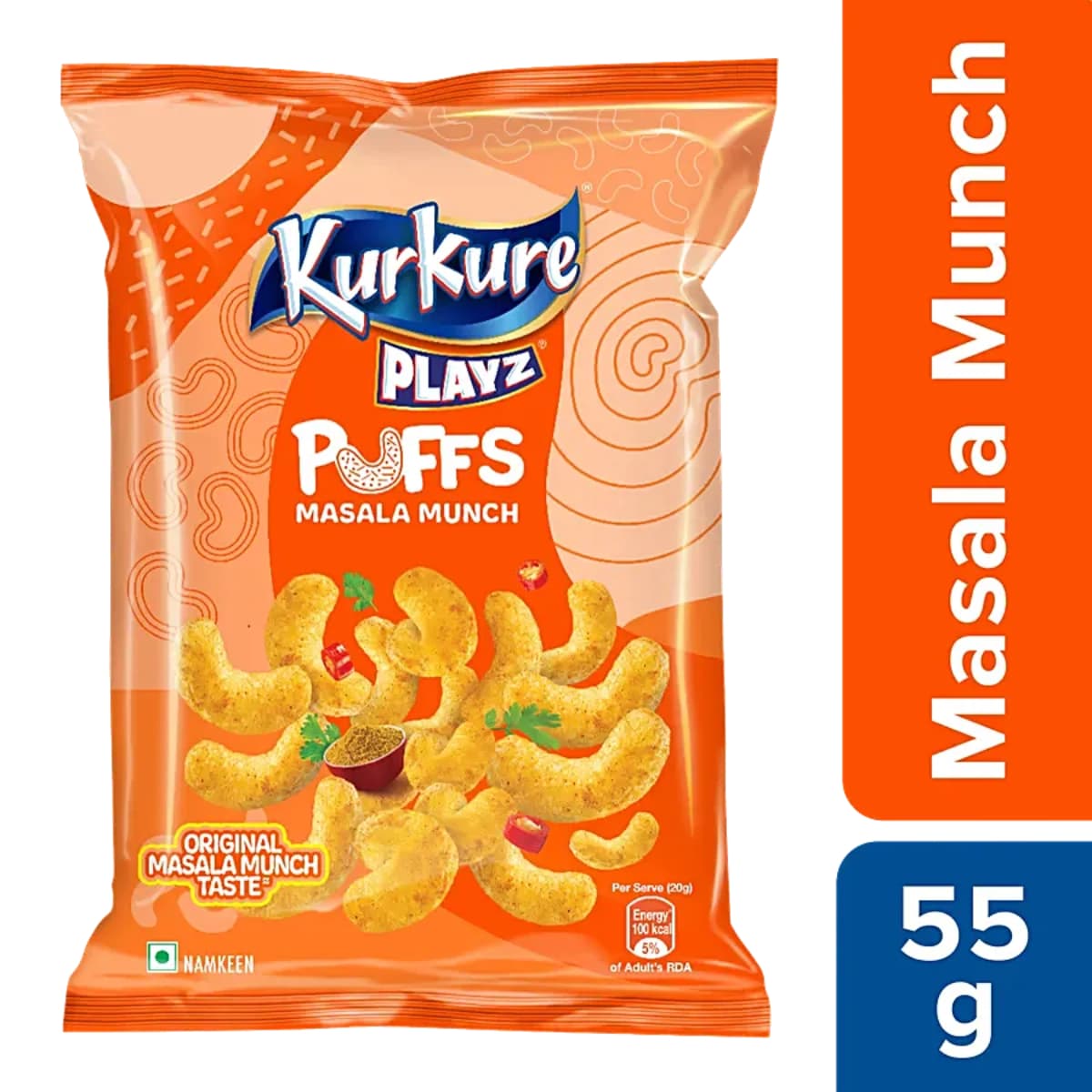 Kurkure Playz Puffs Masala Munch 55g