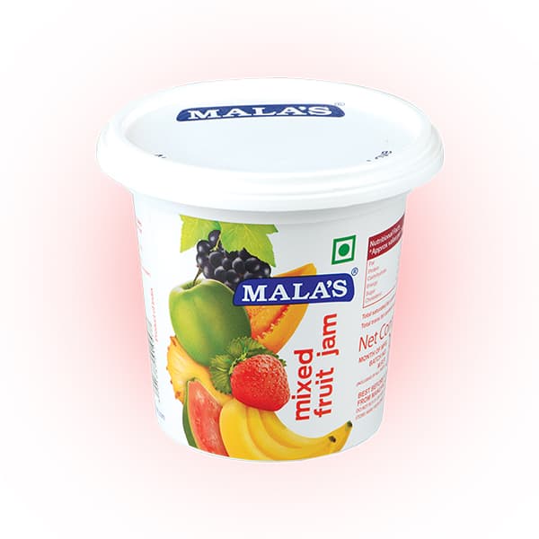 Mala's Mixed Fruit Jam 200g Cup