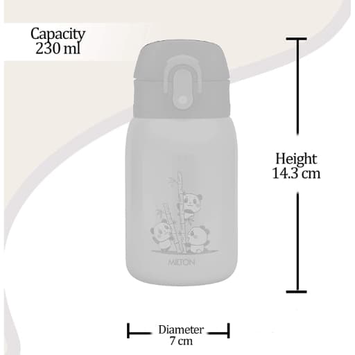 Milton Jolly 275 Thermosteel Sipper Water Bottle for Kids