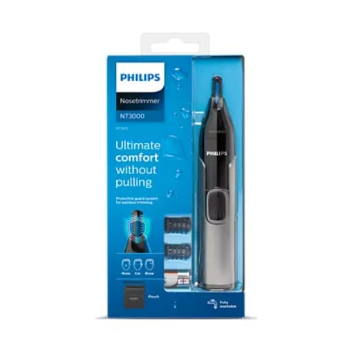 Philips NT3650 Nose Ear & Eyebrow Trimmer (Black)