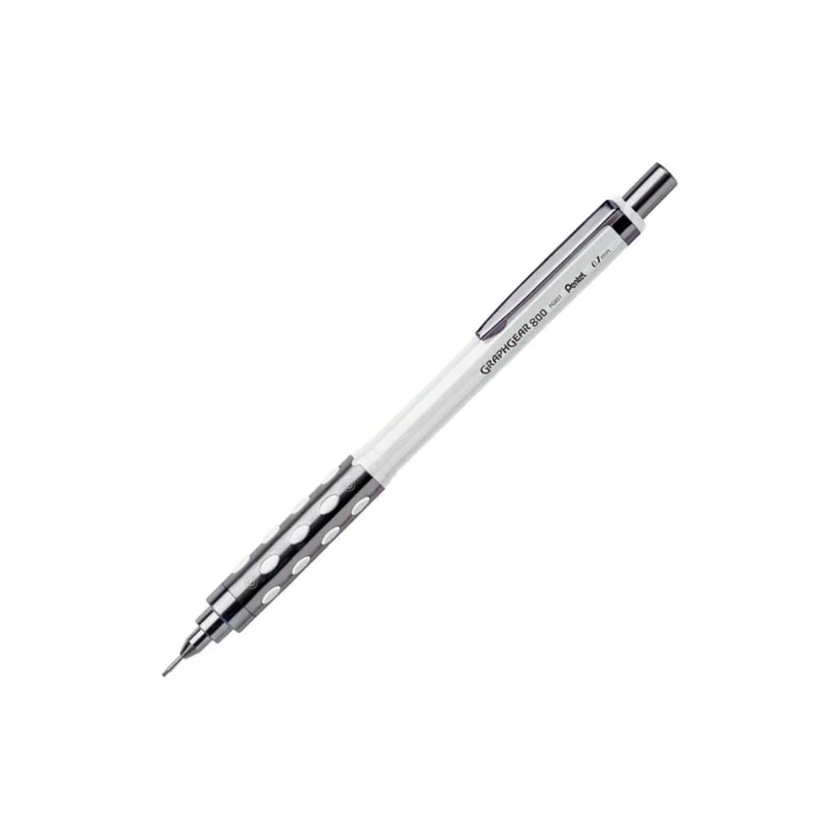 Pentel Graph Gear 800 Mechanical Pencil 0.7mm White