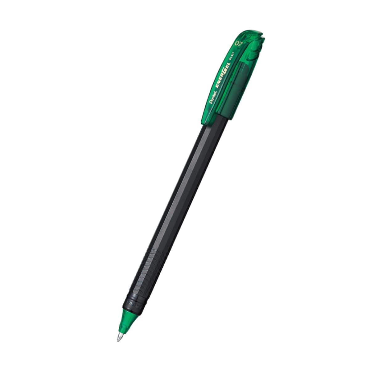 PENTEL ENERGEL PEN GREEN INK ROLLER GEL PEN BL417