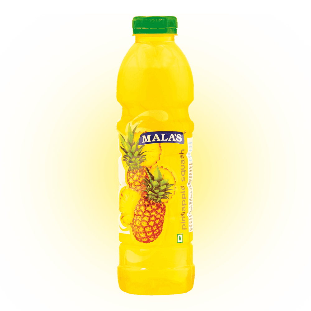 Mala's Pineappale Squash 750ml Pet Bottle