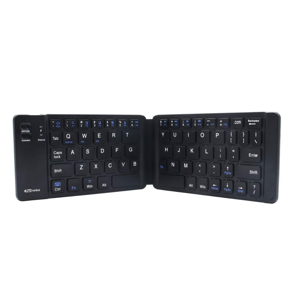 PORTRONICS WIRELESS RECHARGEABLE FOLDABLE CHICKLET KEYBOARD