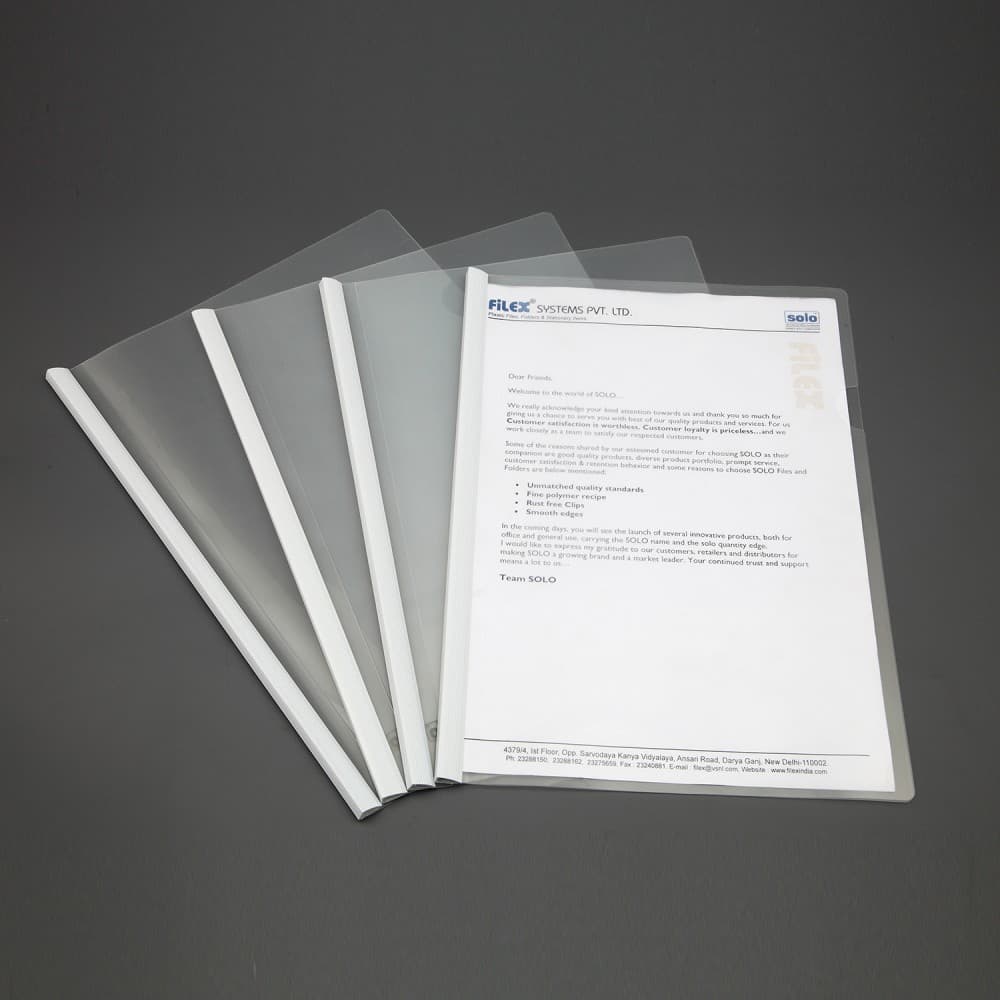 Solo Report Cover / Strip File - A4 Pack of 10