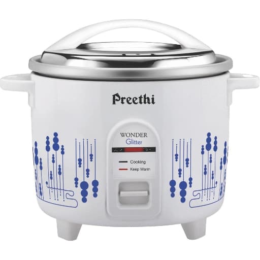 Preethi Glitter 1.8 Ltrs Electric Cooker (Double Pan)