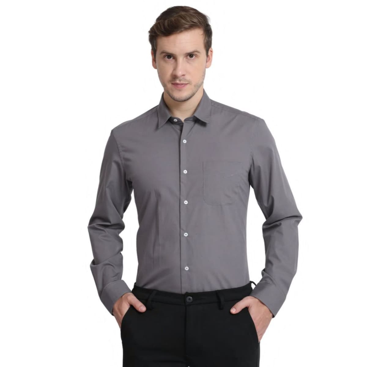 Rare Rabbit Formal Shirt Grey