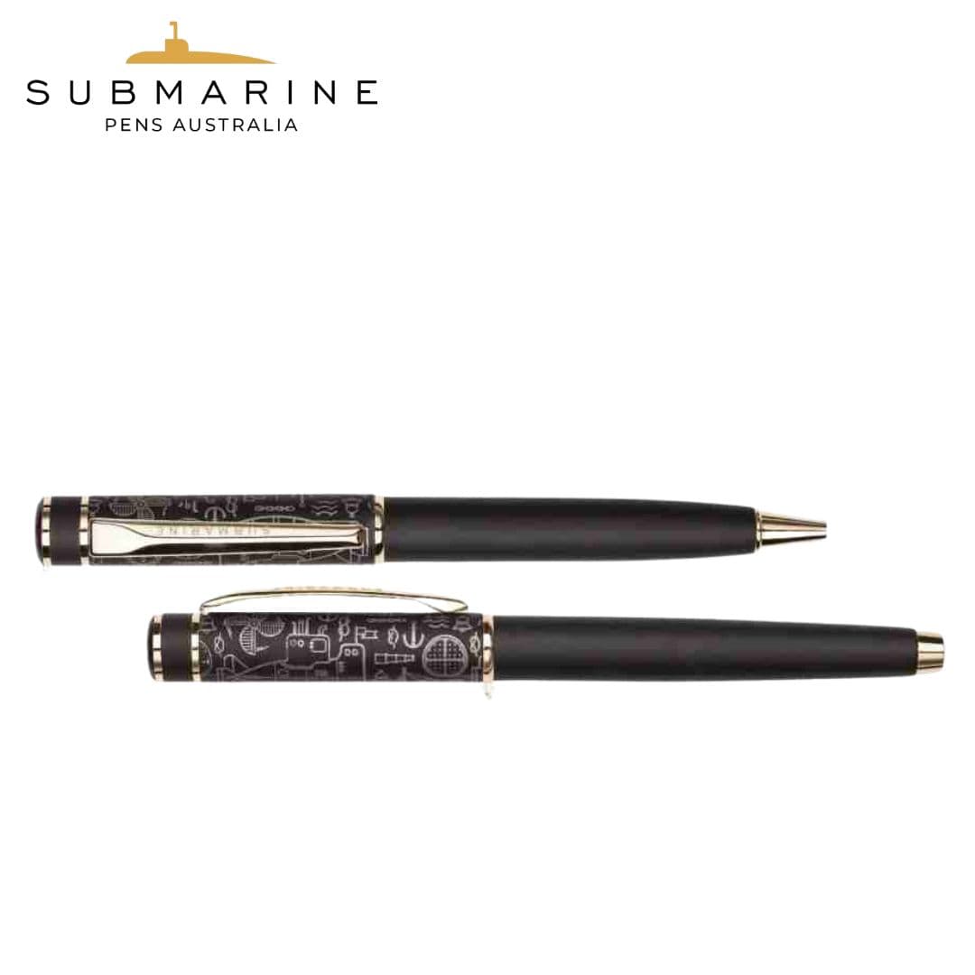 Submarine 2068 Orion Black Ball & Roller Set | Sleek Look