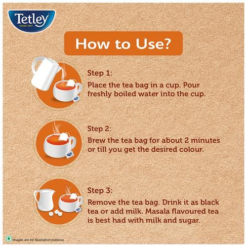 Tetley Flavour Tea 50's Bags Masala