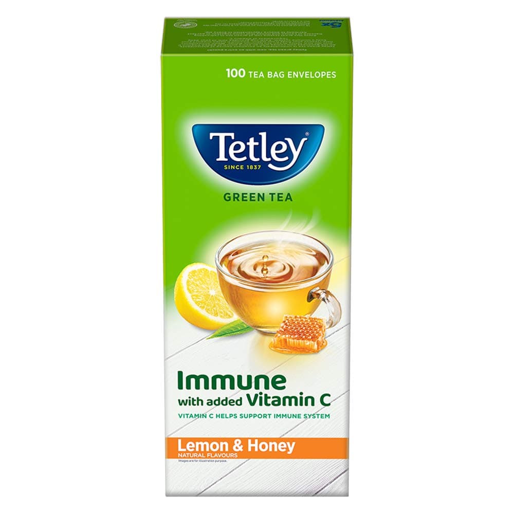 Tetley Lemon & Honey Tea 100's Bag