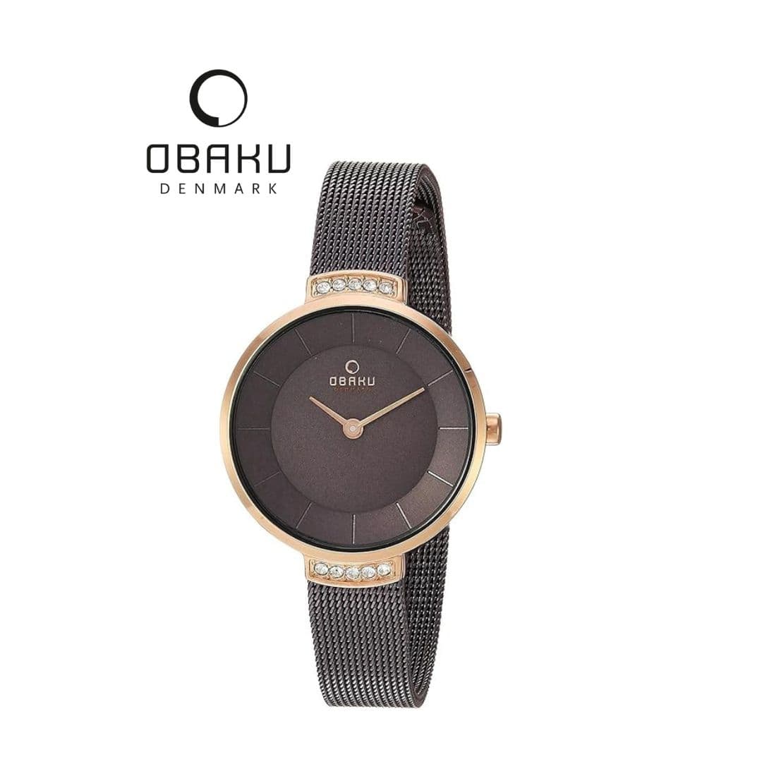 Obaku Varm Walnut Women Watch - V177LEVNMN