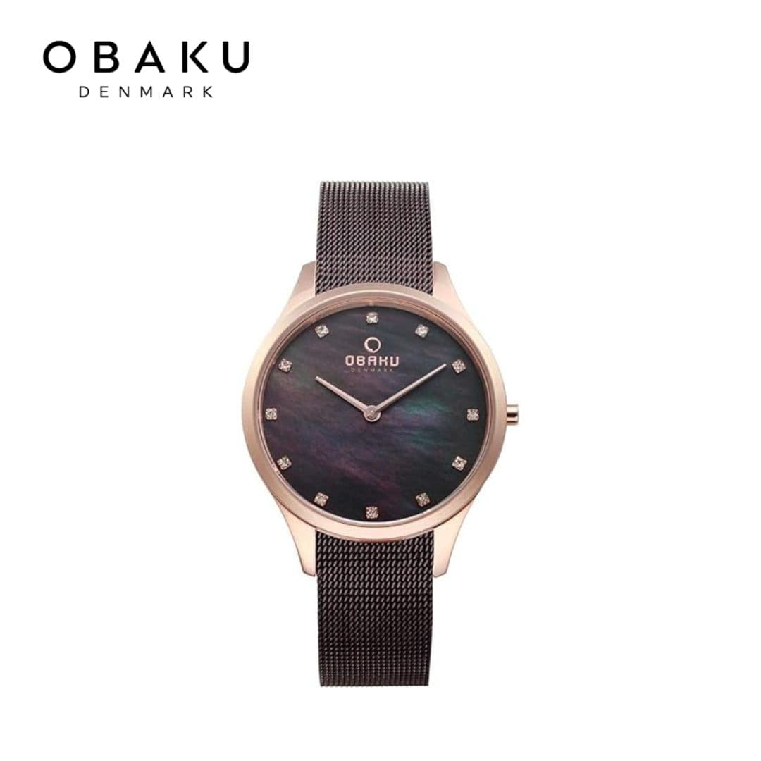 Obaku Fin Walnut Women Watch - V217LXVNMN