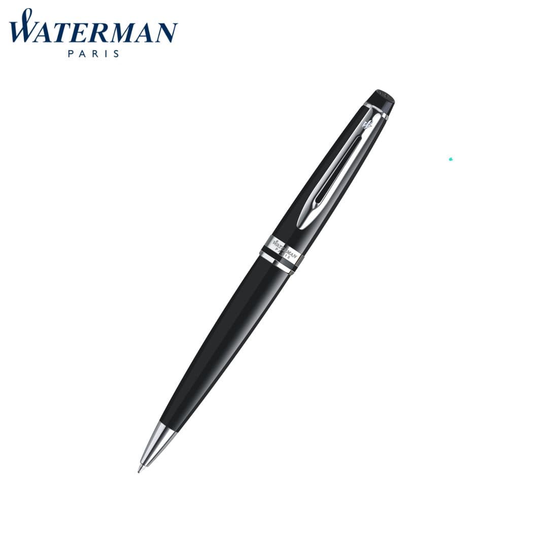 Waterman Expert Mars Black Chrome Trim Ball Pen