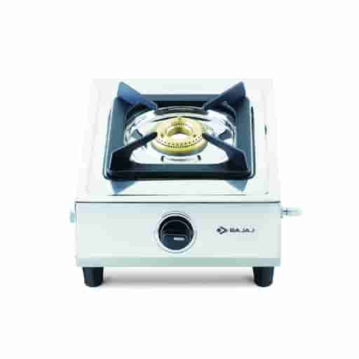 Bajaj 1BRSS6 One Burner Gas Stove (Silver)