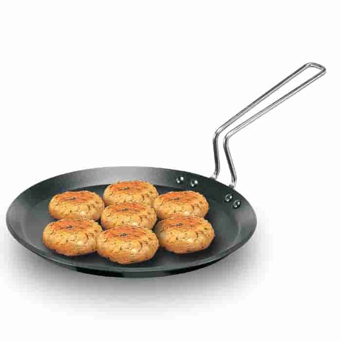 Hawkins Futura 26 cm Hard Anodised Tawa with Stainless Steel Handle