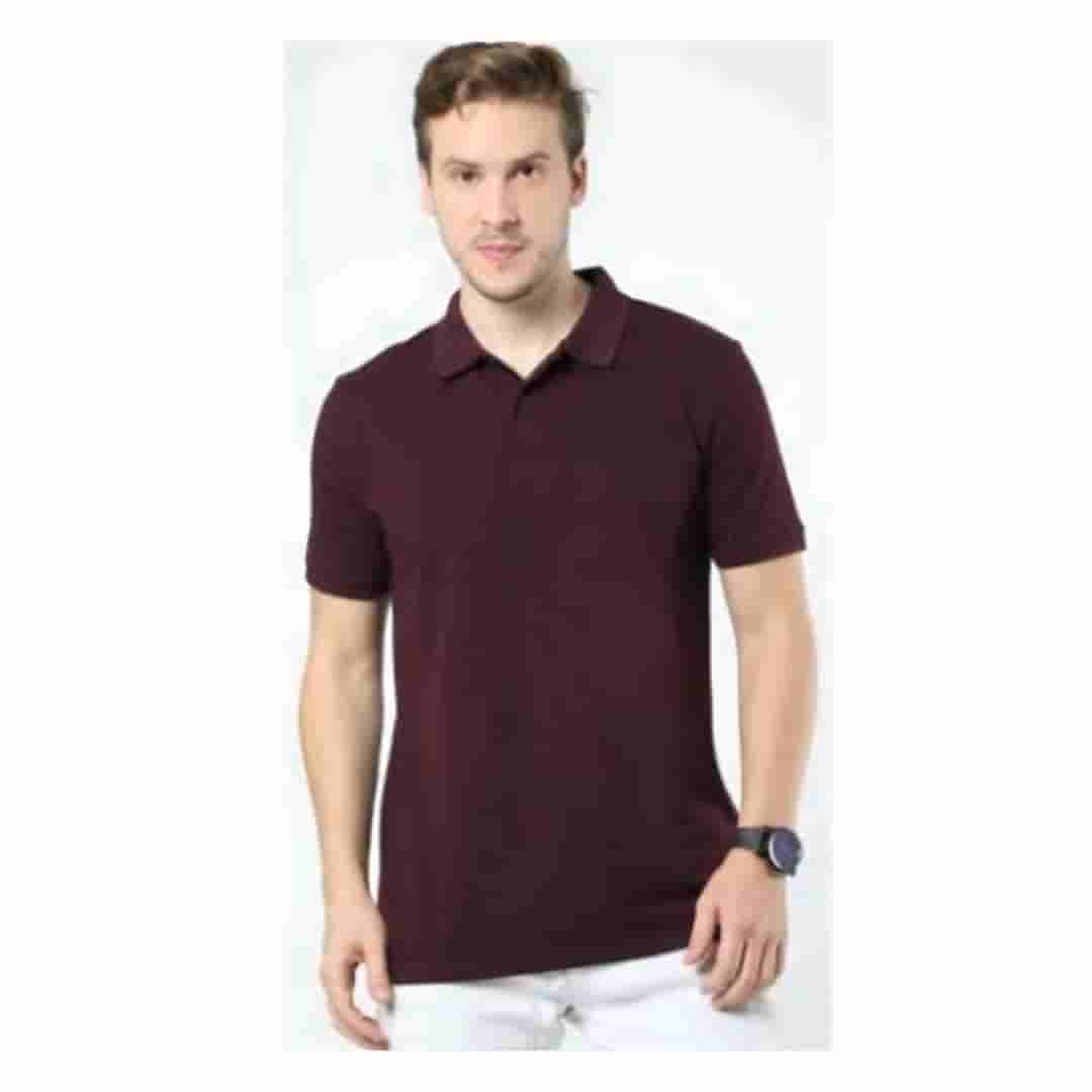 Van Heusen Maroon T-Shirt - Bold and Comfortable